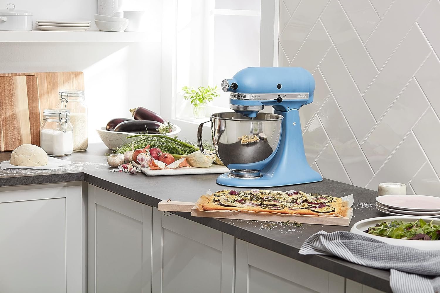 New Uesrs Sale --- Artisan Series 5 Quart Tilt Head Stand Mixer with Pouring Shield - Image 93