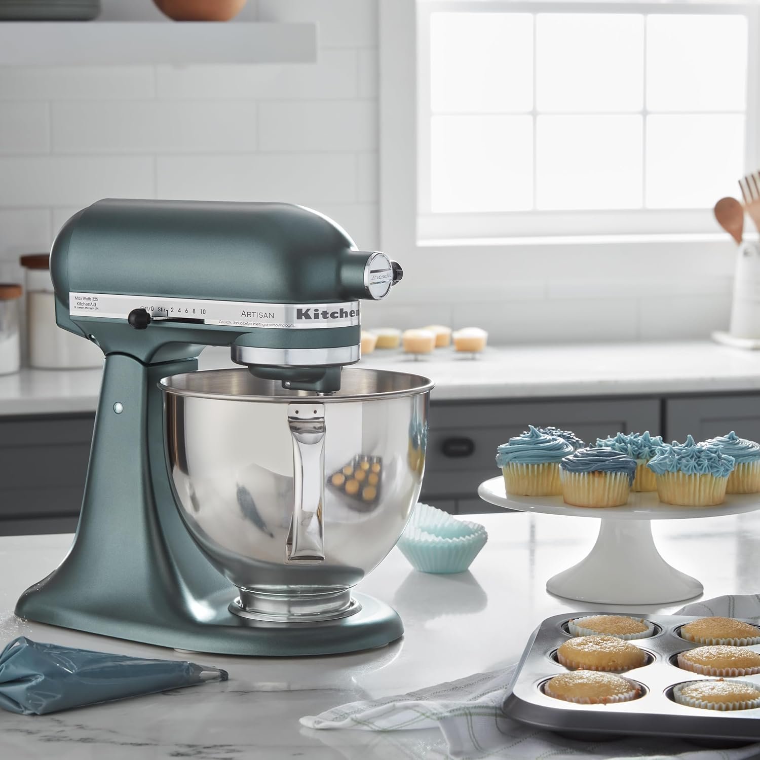 New Uesrs Sale --- Artisan Series 5 Quart Tilt Head Stand Mixer with Pouring Shield - Image 10