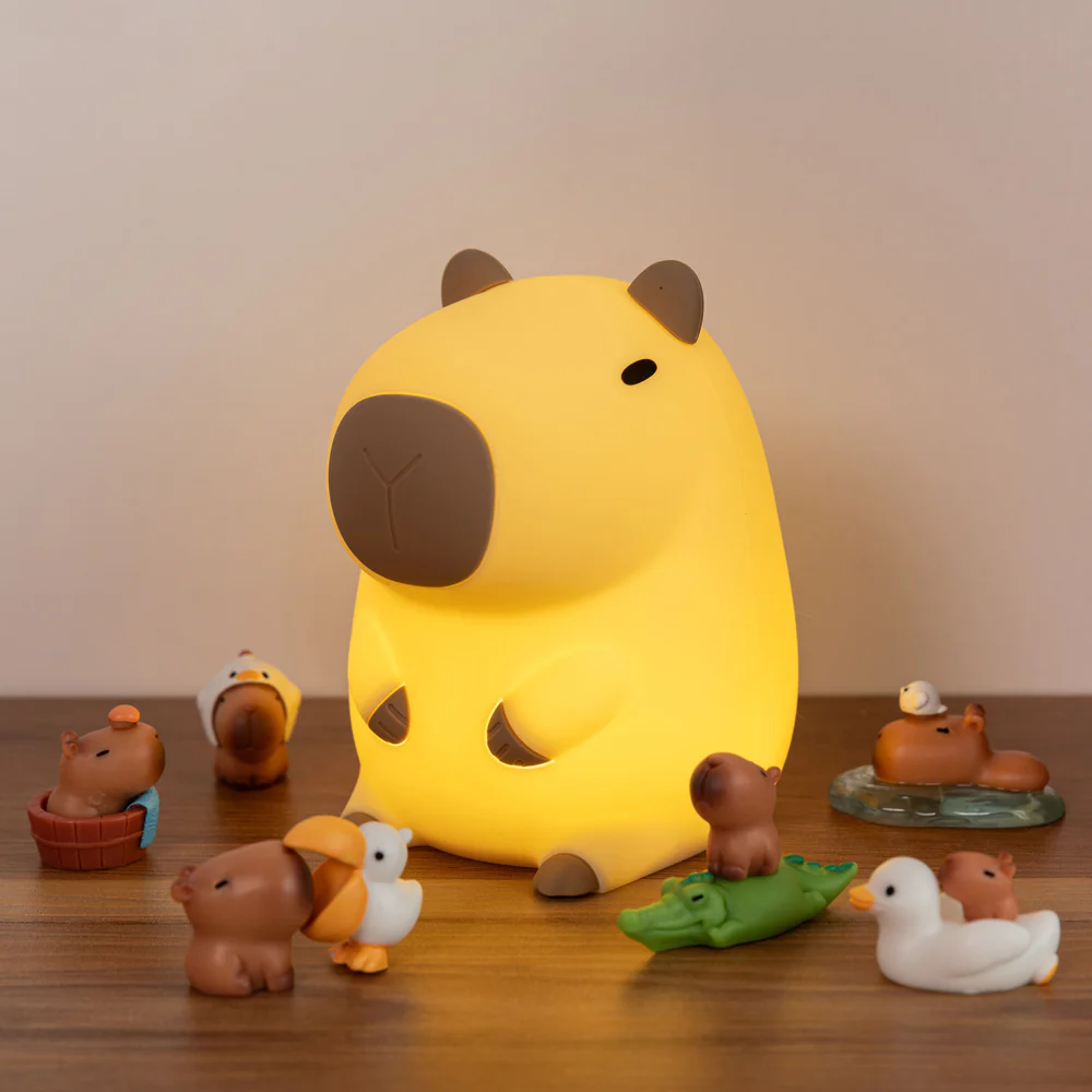 💤Adorable Capybara Night Light – Warm, Soft & Delightfully Unique!